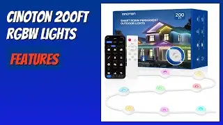 REVIEW (2025): CINOTON 200ft RGBW Lights. Features