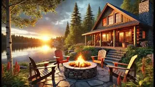 Cozy Lakeside Retreat - Relaxing Cabin Ambience