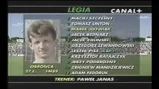 Legia Warszawa - Raków Częstochowa 3-0, 31.05.1995, 32 kolejka
