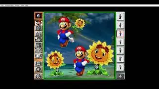 Mario Artist: Paint Studio: testing a smuggled stamp