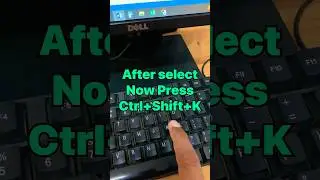 shortcut keys to change small letters in capital letters #shorts #shortcutkeys #computerknowledge