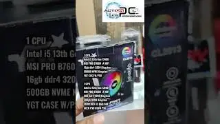I3 13TH GENERATION | I5 13TH GENERATION PC BUILD FOR OFFICE 