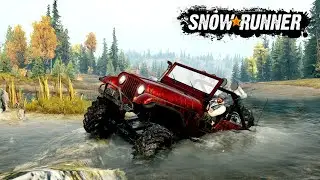 Jeep iX5 Scout 4x4 OffRoad - SnowRunner Mods - Realistic Gameplay