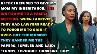 After I Refused To Give My Mom My Inheritance, She Invited Me To A Family Meeting. When I Arrived