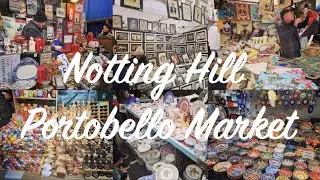 The Biggest Saturday Market in London - Portobello Market