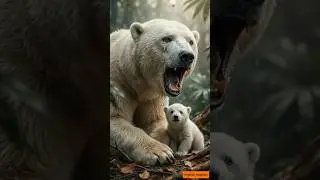 Polar Bear Ki Dard Bhari Kahani 😢 | Viral Short #ai #egg #save #bear #bus
