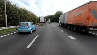 Cabinerit bus; Qbuzz buslijn 491: Rotterdam-Sliedrecht, met omleiding in Papendrecht (20190917)