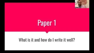 Paper 1: IB English A (Literature and Language)