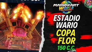 ESTADIO WARIO | COPA FLOR | GU&Iacute;A 100% | 💯Mario Kart World🏆