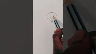 fox#shorts#step by step to draw a fox#draw a fox using number 6#half circle and no. 6 se fox draw