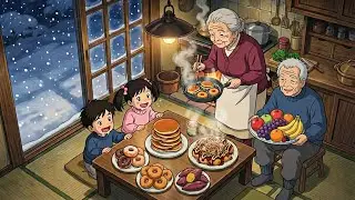 Emotional Healing Sleep Music Ghibli Piano 🎹 Cozy Cooking with Grandma Feel Good #cozyasmr