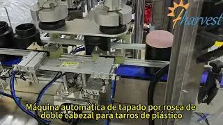Automatic dual head plastic jar screw capping machine, Powder bottle capper equipment (2025)