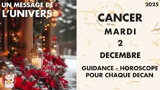 CANCER MARDI 2 DECEMBRE Une situation bloqu&eacute;e se d&eacute;bloque enfin