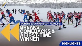 Breaks, Comebacks & a First-Time Winner | Highlights | FIS Cross Country