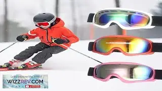 Kids Ski Goggles With UV Protection Anti Fog Soft Snow Goggles Winter Snowboard