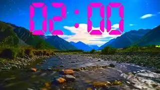 2 Minute Relaxation Countdown Timer (Gentle Music with Stunning Nature) | 2 Minute Countdown