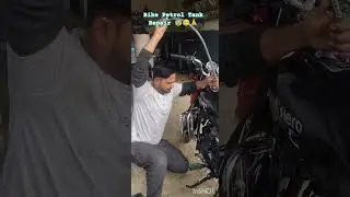 Bike Petrol Tank Repair RK Hydraulic UP54 😰😥🙏#automobile #youtube #youtubeshorts