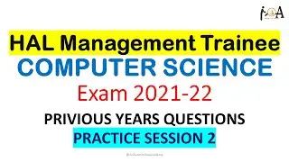 HAL MT Exam 2021-2022 | COMPUTER SCIENCE | Practice Session 2, Most Imp MCQs With Detailed Solutions
