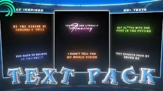 Enhance Your Edits With These AE Inspired Text Effects 🔥 || Text Pack On Alightmotion (+Preset)‎