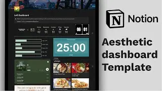 ✨ Aesthetic Lofi Notion template guide 2023 (Link in description)