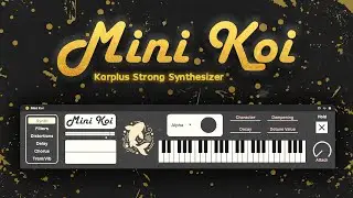 Mini Koi (physical modelling synth) DEMO - Max for Live Instrument