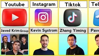 Social Media founder names ! comparison video