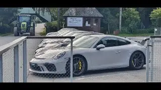PORSCHE 911 GT3 500 cv en glisse au circuit de Loh&eacute;ac en Septembre 2025