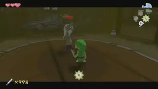 The Legend of Zelda The Wind Waker HD - Orca Sword Practice Fight Mini Game (1000 Hits) [1080p]