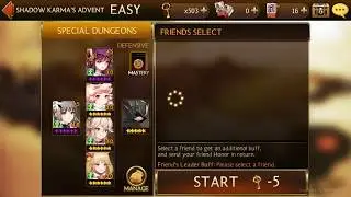 SEVEN KNIGHT Shadow Karma Advent Dungeon. easy kill