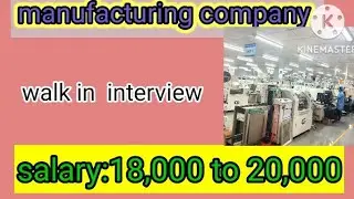 Private and permanent  job role // good salary//chennai job vacancy