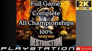 Robot Wars Arenas Of Destruction Full Game Longplay All Championships PS2 (UHD) 60FPS No Deaths
