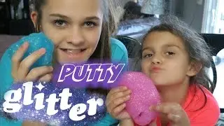 👉HOMEMADE GLITTER PUTTY!👈| Emma & Ellie