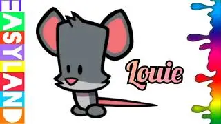 How to draw Suspects Mystery Mansion characters. Louie Suspects drawing easy. Suspects easy drawing