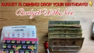 Cash Stuffing Envelopes | July 2021 Paycheck #2| Sinking Funds| @Budget WithNee| Let&rsquo;s Count
