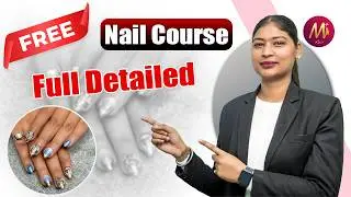 Free Mei Nail Art Seekho Soft Gel Extension Chrome Nail Art | Full Detailed | Cosmetology | Mablos+