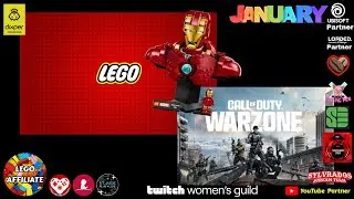 1/12/25 ~ ❄️IronMan MK4 Lego Build/ Call Of Duty Warzone❄️