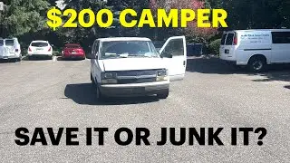 I Bought A Chevy Astro Camper for $200 - Rebuild or Junk?