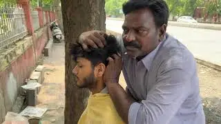 ASMR MASSAGE : Young Man Give an Relaxing Head Massage!!#asmr #headmassage #streetasmr @ASMRstreets