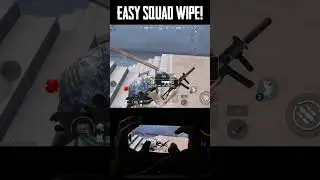 Weeee.exe (Squad Wipe 1v4) PUBG MOBILE/BGMI #Shorts #bgmi