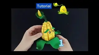 Tutorial:Paper Kernel-Pult,Corn Pitcher ,Use A4 paper to make a Kernel-Pult&nbsp; in Plants vs. Zombies