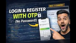 E-Commerce Login & Registration with OTP | Secure Auth System in MERN Stack