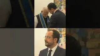 Cyprus highest civilian award🎗️🏆 #pmmodi #modiji #award #cyprus #cyprusisland #viralvideo #shorts