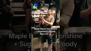 Sugarland&rsquo;s MOONSHINE TASTING &ldquo;Maple Bacon Bloody Mary&rdquo;! 🥃💅 [GATLINBURG, TN] #gatlinburg #moonshine