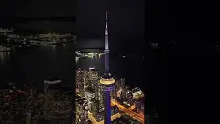Beautiful night city #travel #views #nightview #nightride #torontohomestaging #djiair3s #djiglobal