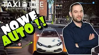 Kupiłem nowy samochód, Taxi Life a City Driving Simulator🚕