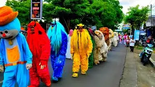 Mesmerizing Lion Dance | Asmr Lion Dance and Drumband Parade in the Village of Tamanan