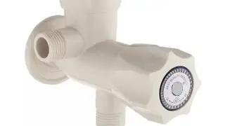 #BATHONIX PVC Angle Cock 2 in 1 Water Tap 2 Way Angle #Faucet