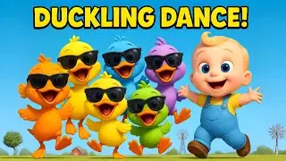Five Little Ducklings Dance | Fun Kids Farm Song