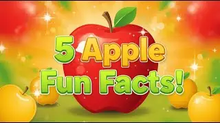 5 Fun Facts About Apples 🍎 | Easy Learning for Kids #funfacts #apple #educationalvideo