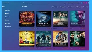 Movie website landing page design | HTML & CSS